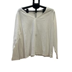 NWT Old Navy White Long Sleeve T-Shirt Women's size 2X